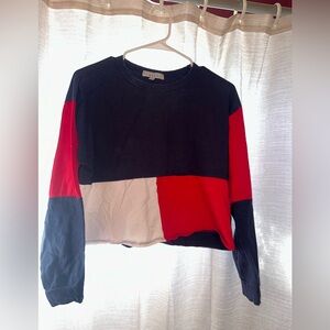 Long sleeve crop top
